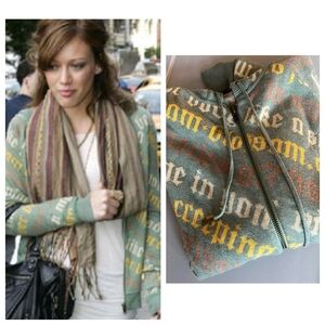 L.A.M.B. GWEN STEFANI WISTERIA CASHMERE Hoodie ASO Hilary Duff y2k vintage lamb